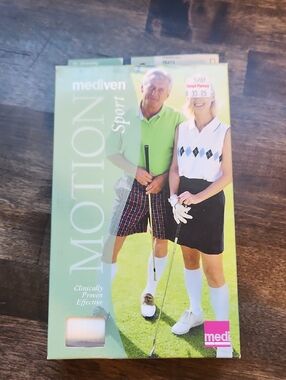 Mediven Motion Sport Compression Socks White Size Large